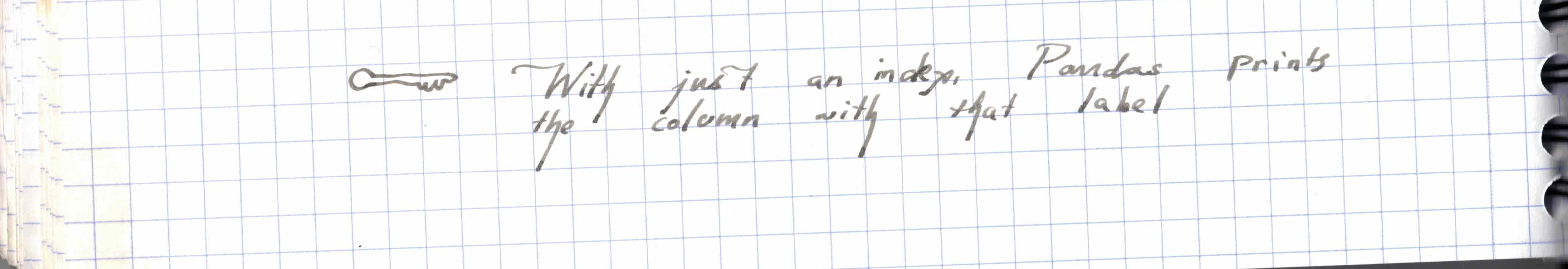 the basic indexing goes by labeled columns, like a python dictionary